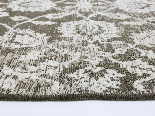 Rustic Vineyard Beige Contemporary Rug