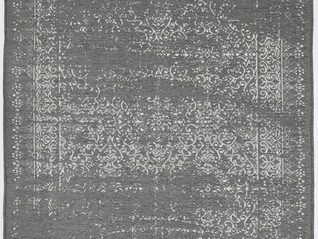 Rustic Homestead Grey & Ivory Contemporary Rug