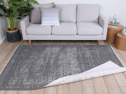 Rustic Homestead Grey & Ivory Contemporary Rug