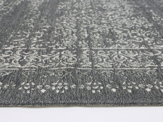 Rustic Homestead Grey & Ivory Contemporary Rug