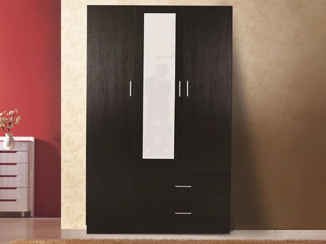Redfern 3 Door Wardrobe (Black)