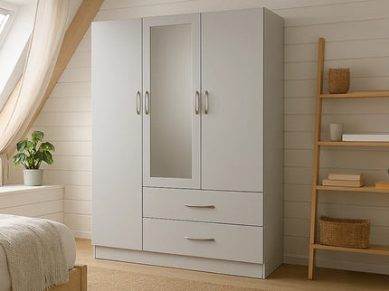 Redfern 3 Door Wardrobe (White)