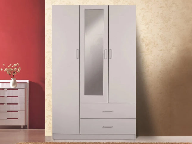 Redfern 3 Door Wardrobe (White)