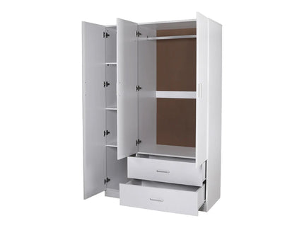 Redfern 3 Door Wardrobe (White)
