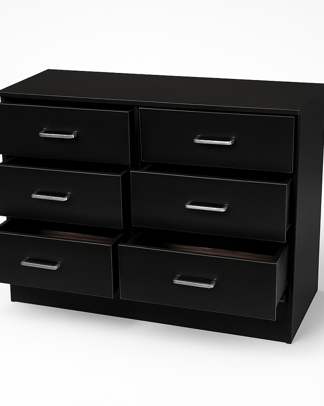 Redfern 6 Drawer Chest - Black