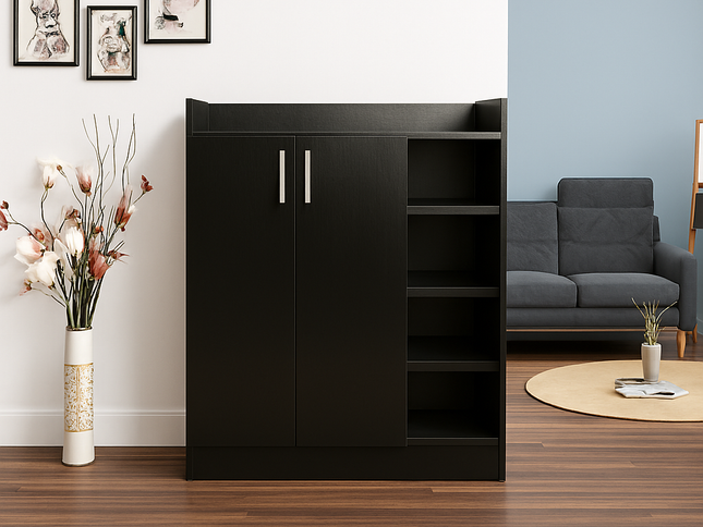 Redfern Shoe Cabinet - Black