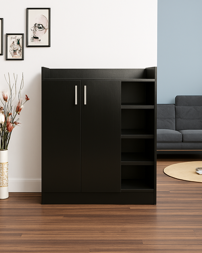 Redfern Shoe Cabinet - Black