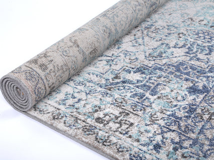 Salsa Adrianita Ivory & Blue Transitional Rug