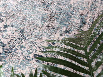 Salsa Adrianita Ivory & Blue Transitional Rug