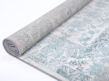 Salsa Peony Ivory & Blue Transitional Rug