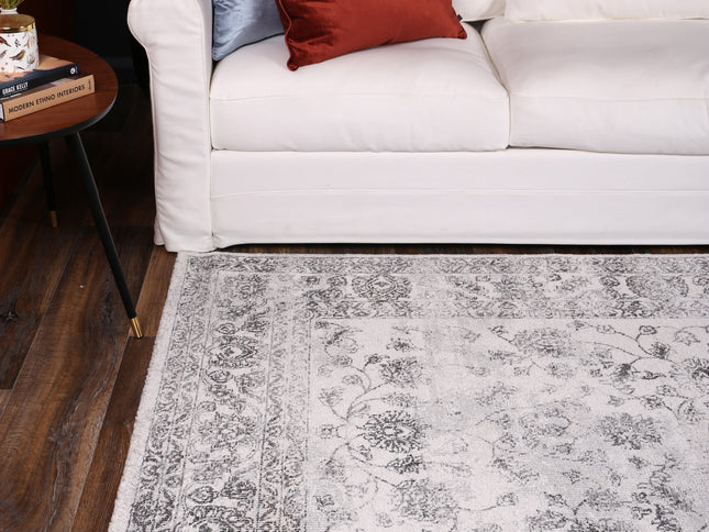 Salsa Serena Grey & Ivory Rug