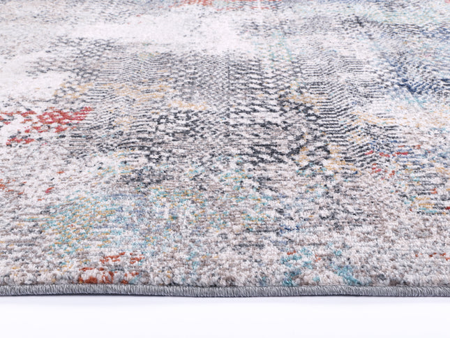 Salsa Ernesto Grey & Terracotta Tribal Rug