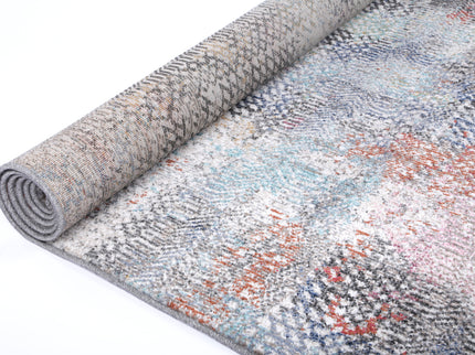 Salsa Ernesto Grey & Terracotta Tribal Rug