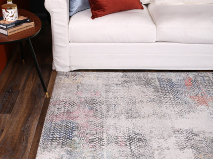 Salsa Ernesto Grey & Terracotta Tribal Rug