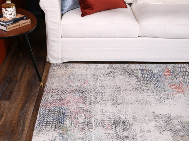 Salsa Ernesto Grey & Terracotta Tribal Rug