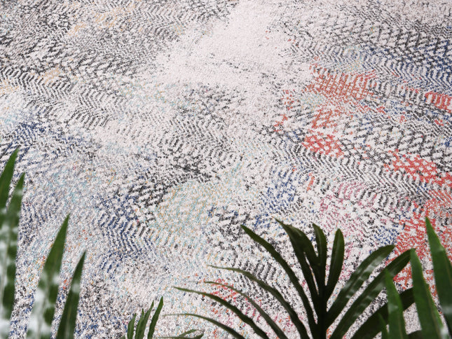 Salsa Ernesto Grey & Terracotta Tribal Rug