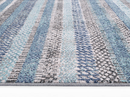 Salsa Luis Blue & Grey Tribal Rug