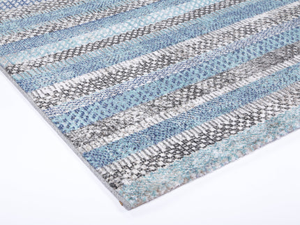 Salsa Luis Blue & Grey Tribal Rug
