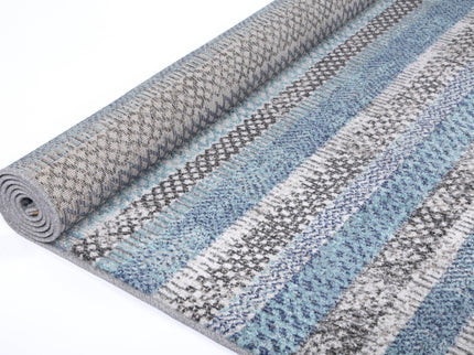 Salsa Luis Blue & Grey Tribal Rug