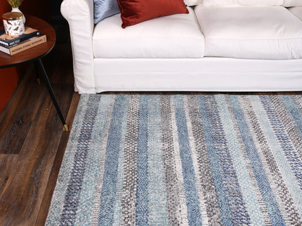 Salsa Luis Blue & Grey Tribal Rug