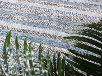 Salsa Luis Blue & Grey Tribal Rug