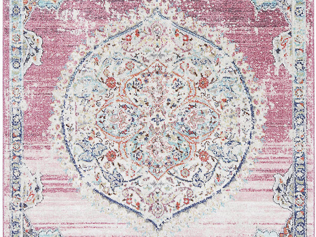 Salsa Hollow Medalion Transitional Blush Rug