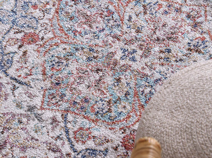 Salsa Hollow Medalion Transitional Grey Rug
