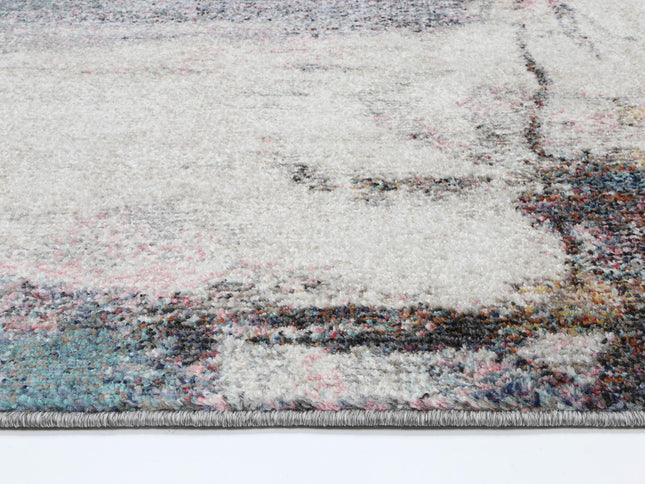 Salsa Aveza Abstract Grey Rug
