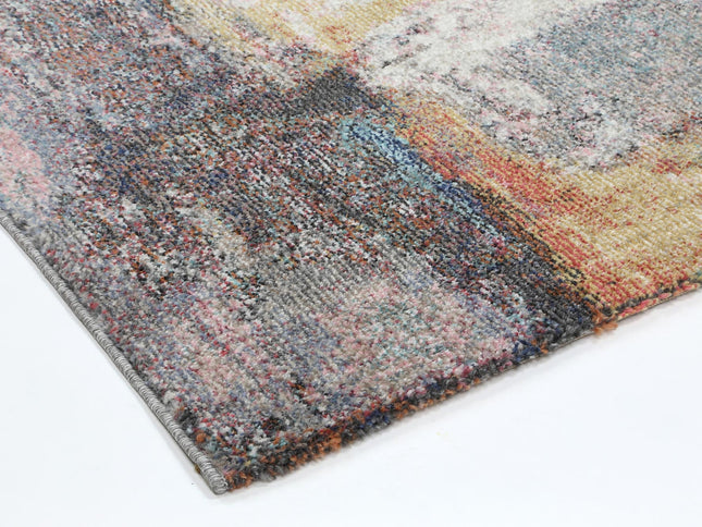 Salsa Aveza Abstract Grey Rug