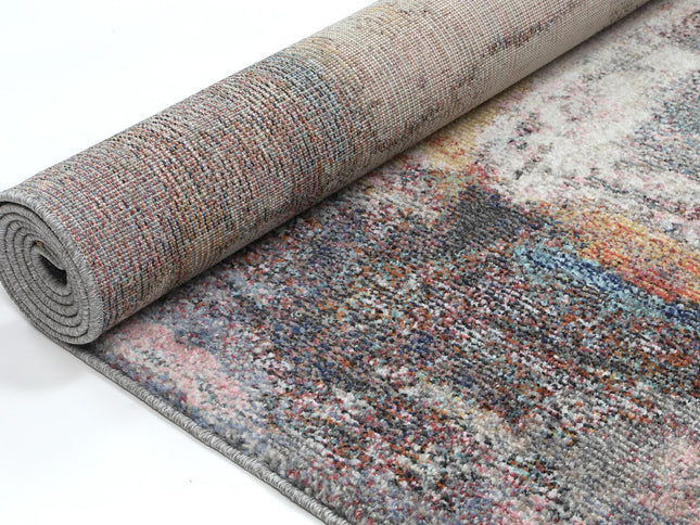 Salsa Aveza Abstract Grey Rug