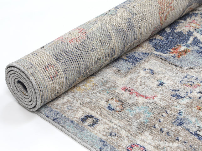 Salsa Alexander Transitional Navy Multi Rug