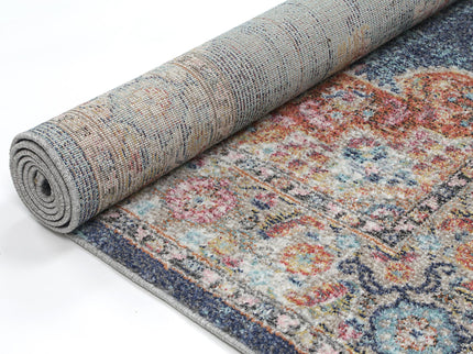 Salsa Brentwood Transitional Navy Rug