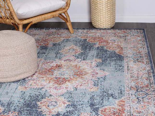 Salsa Brentwood Transitional Navy Rug