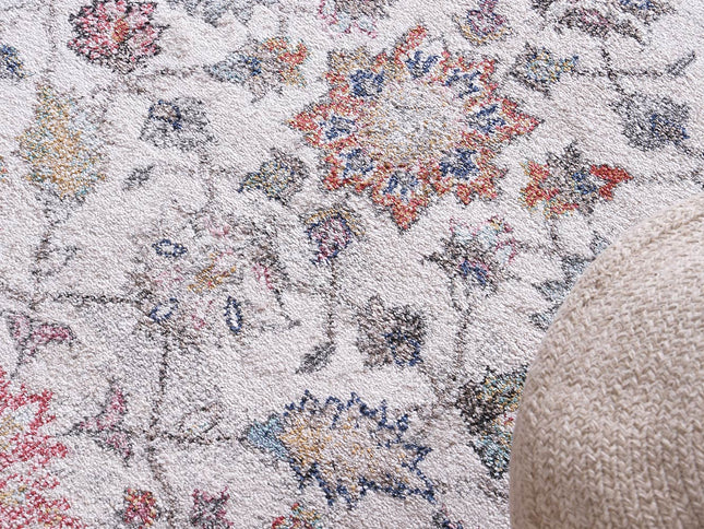 Salsa Crystal Transitional Cream Rug