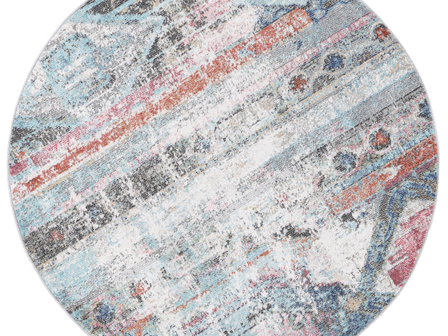 Salsa Taillerfer Multi Ikat Round Rug
