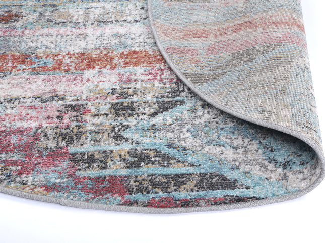 Salsa Taillerfer Multi Ikat Round Rug