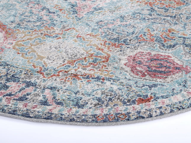 Salsa Cherie Multi Transitional Round Rug