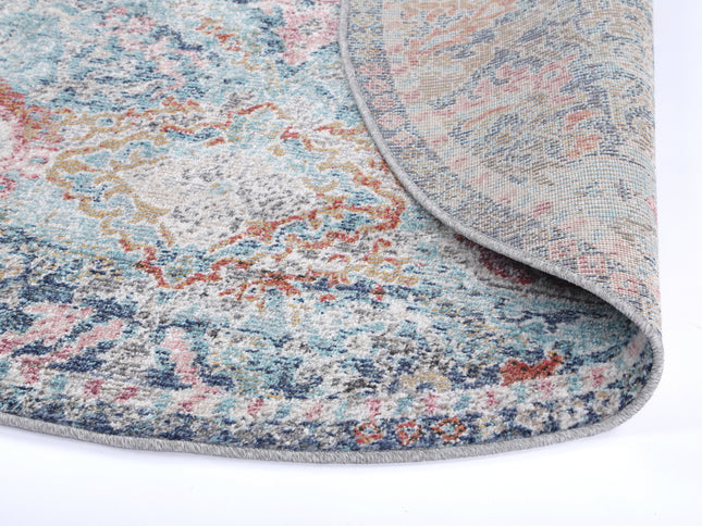 Salsa Cherie Multi Transitional Round Rug