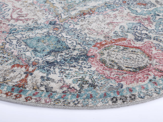 Salsa Evageline Multi Transitonal Round Rug