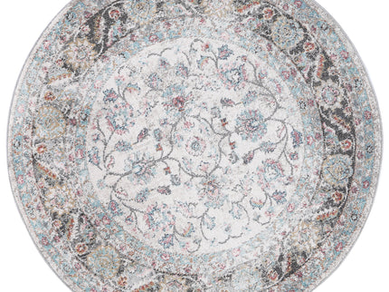 Salsa Anita Cream Transitional Round Rug