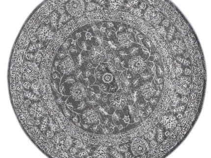 Salsa Dorian Grey Transitional Round Rug