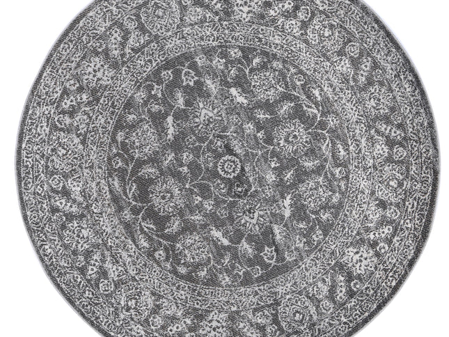 Salsa Dorian Grey Transitional Round Rug