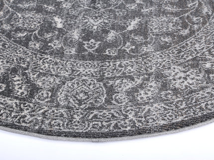 Salsa Dorian Grey Transitional Round Rug