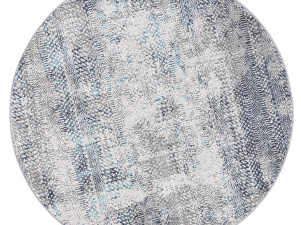 Salsa Eli Grey Tribal Round Rug