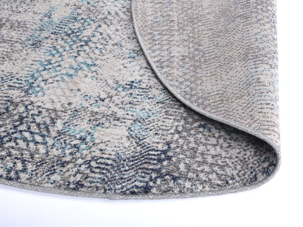 Salsa Eli Grey Tribal Round Rug