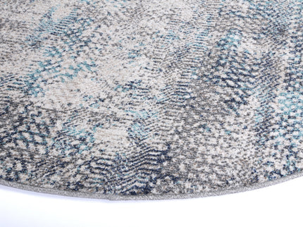 Salsa Eli Grey Tribal Round Rug
