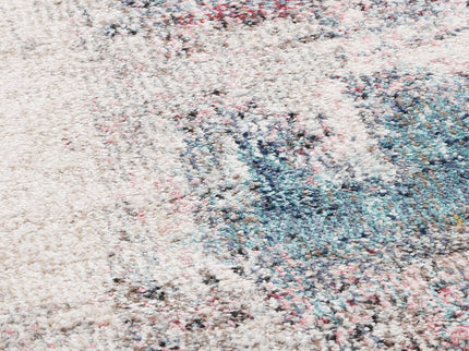 Salsa Aveza Abstract Grey Round Rug