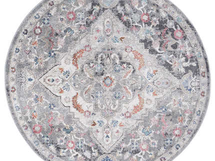 Salsa Alexander Transitional Grey Round Rug