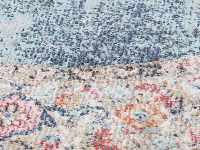 Salsa Brentwood Transitional Navy Round Rug