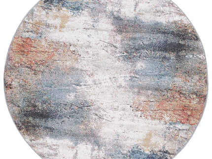 Salsa Aveza Abstract Soft Multi Round Rug